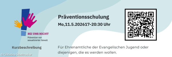 Präventionsschulung Mai 2026