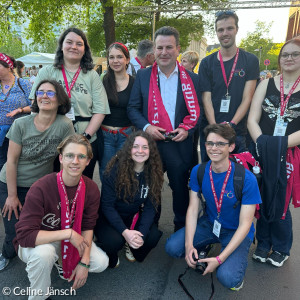 Gruppenbild mit Hubertus Heil